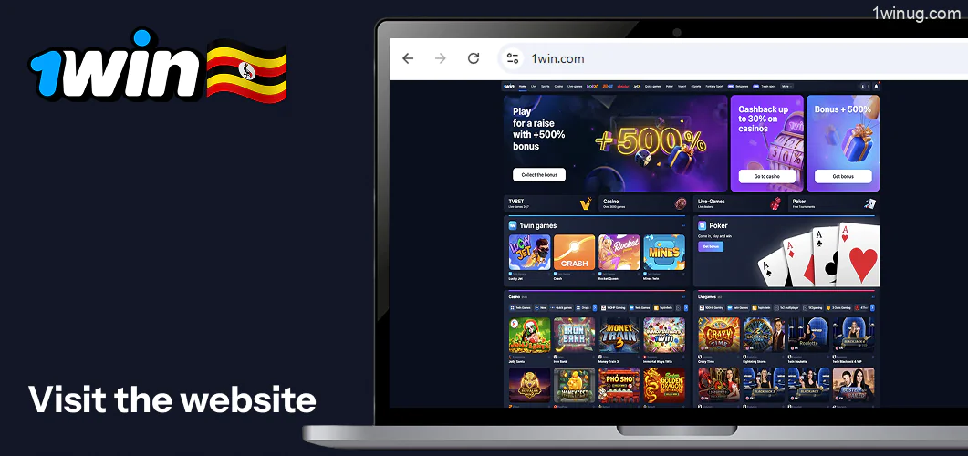 Launch 1win site