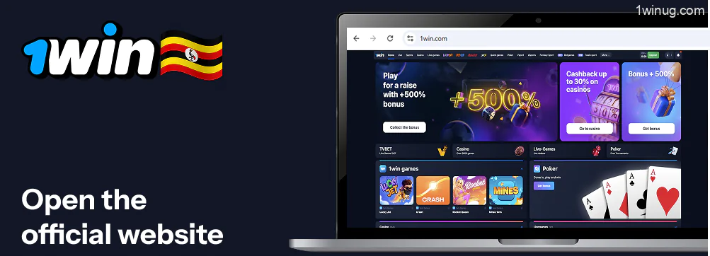 Open 1win site