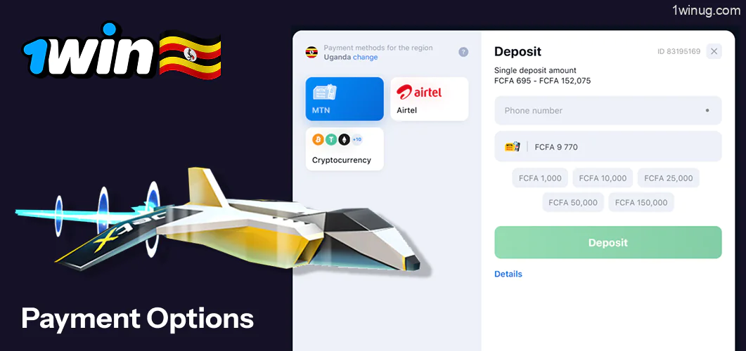 1win JetX payment