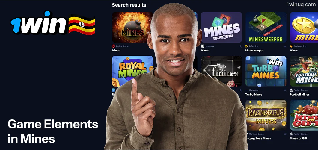 Game Elements in 1win Mines