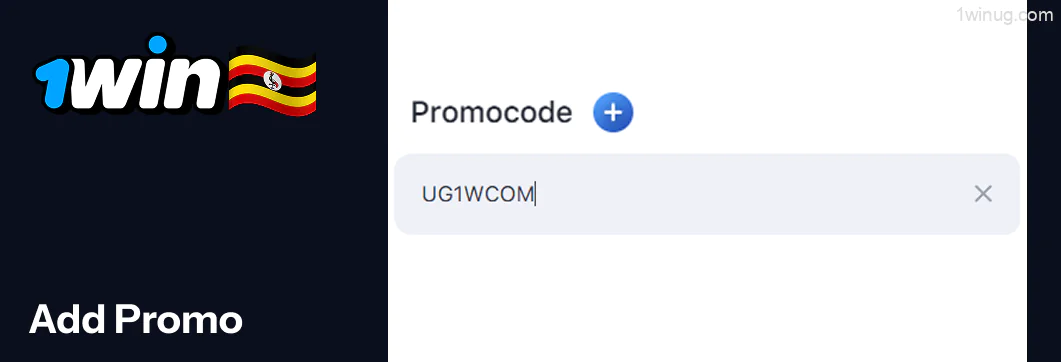 1win Add Promo area