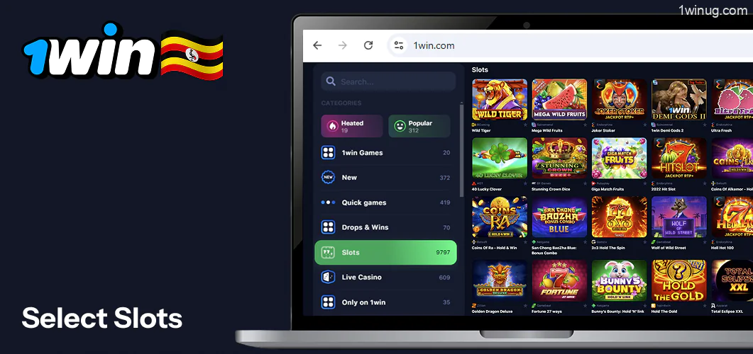 1win select Slots